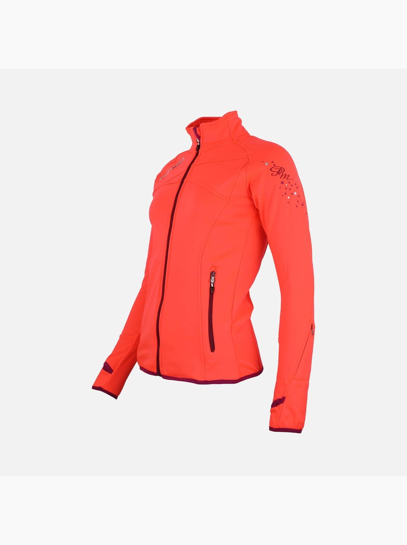 Blouson polarshell   ACLIMATE - PEAK MOUNTAIN Orange - Kiabi