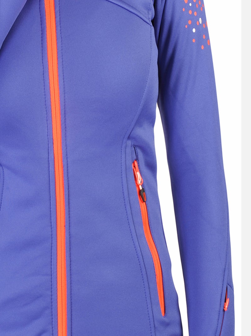 Blouson polarshell   ACLIMATE - PEAK MOUNTAIN Violet - Kiabi
