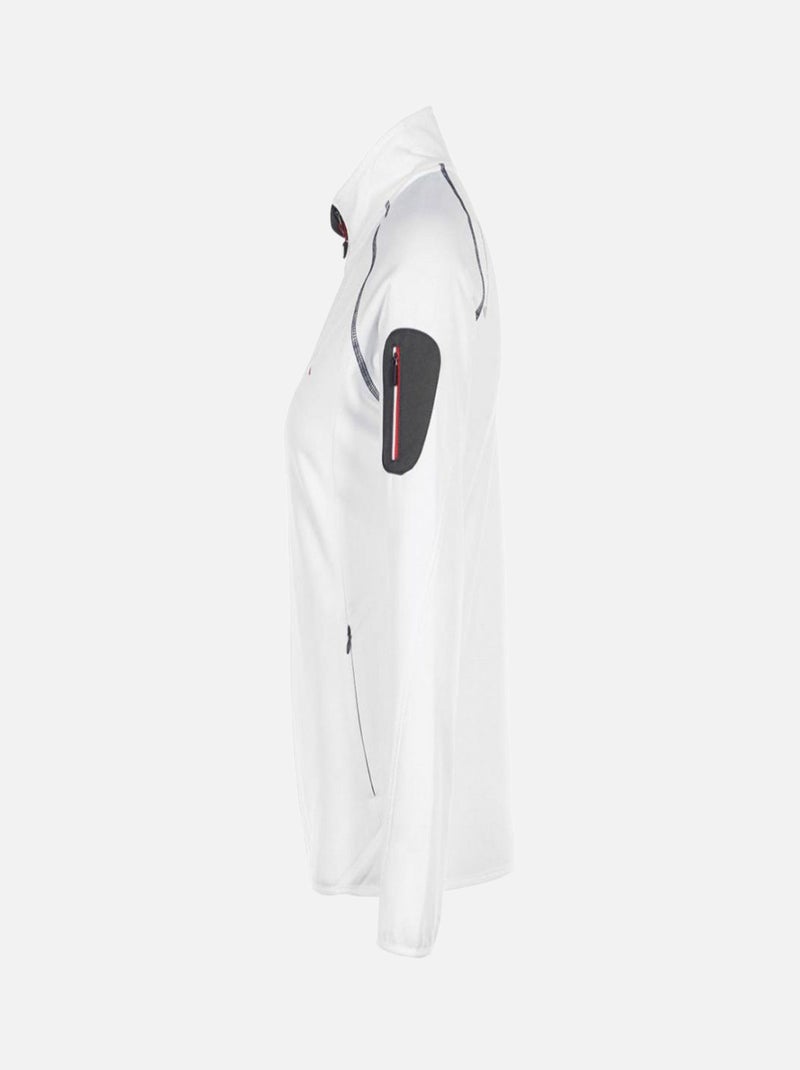 Blouson polarshell   AMANI - PEAK MOUNTAIN Blanc - Kiabi