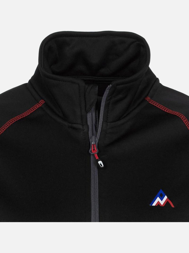 Blouson polarshell   AMANI - PEAK MOUNTAIN Noir Noir - Kiabi