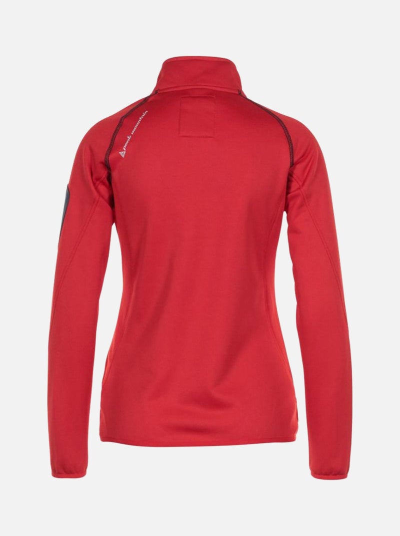 Blouson polarshell   AMANI - PEAK MOUNTAIN Rouge - Kiabi