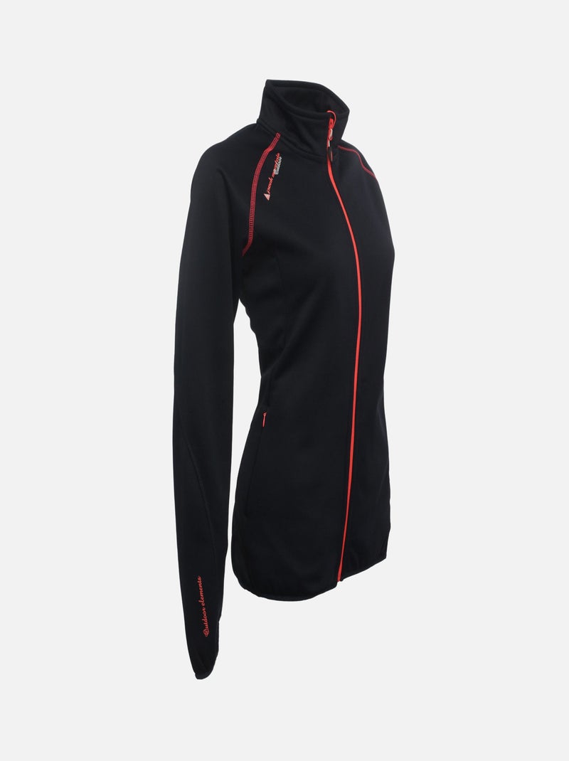 Blouson polarshell   AMANO - PEAK MOUNTAIN Bleu marine - Kiabi