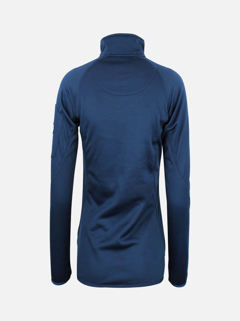Blouson polarshell   AMARO - PEAK MOUNTAIN Bleu marine - Kiabi