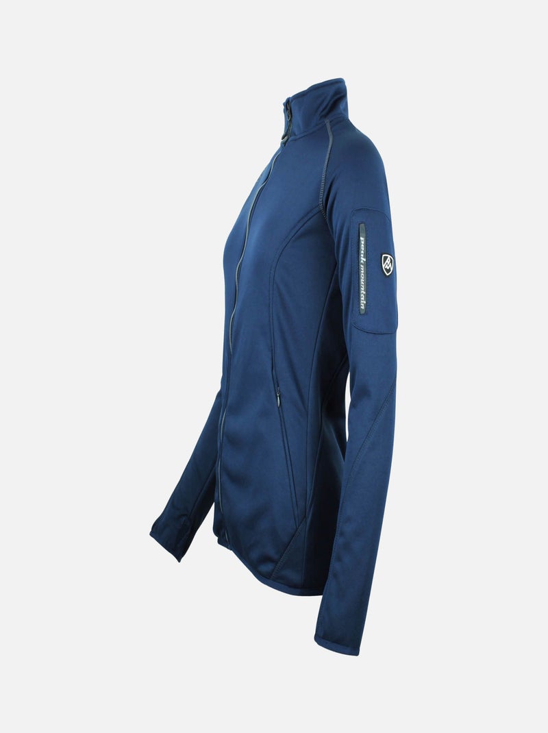 Blouson polarshell   AMARO - PEAK MOUNTAIN Bleu marine - Kiabi