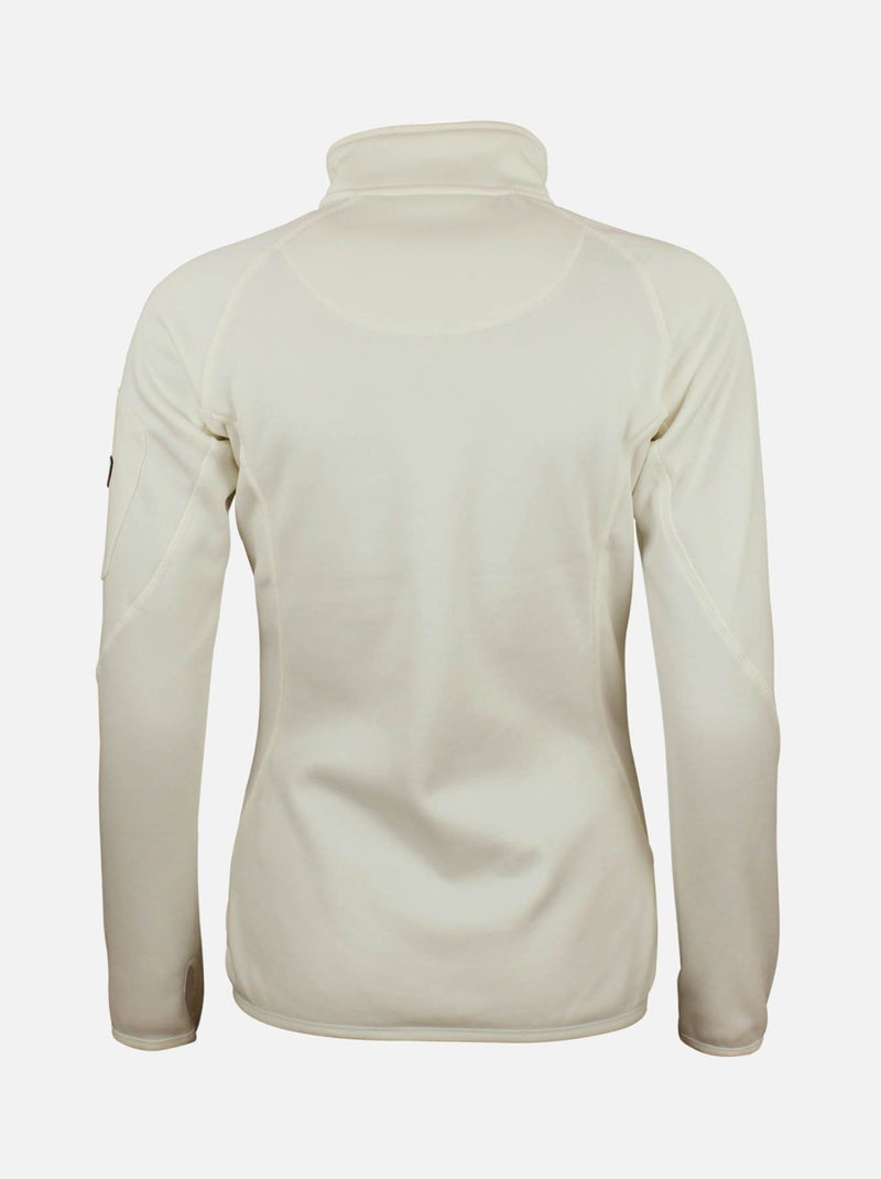 Blouson polarshell   AMARO - PEAK MOUNTAIN Ecru - Kiabi