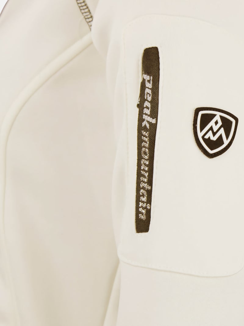 Blouson polarshell   AMARO - PEAK MOUNTAIN Ecru - Kiabi