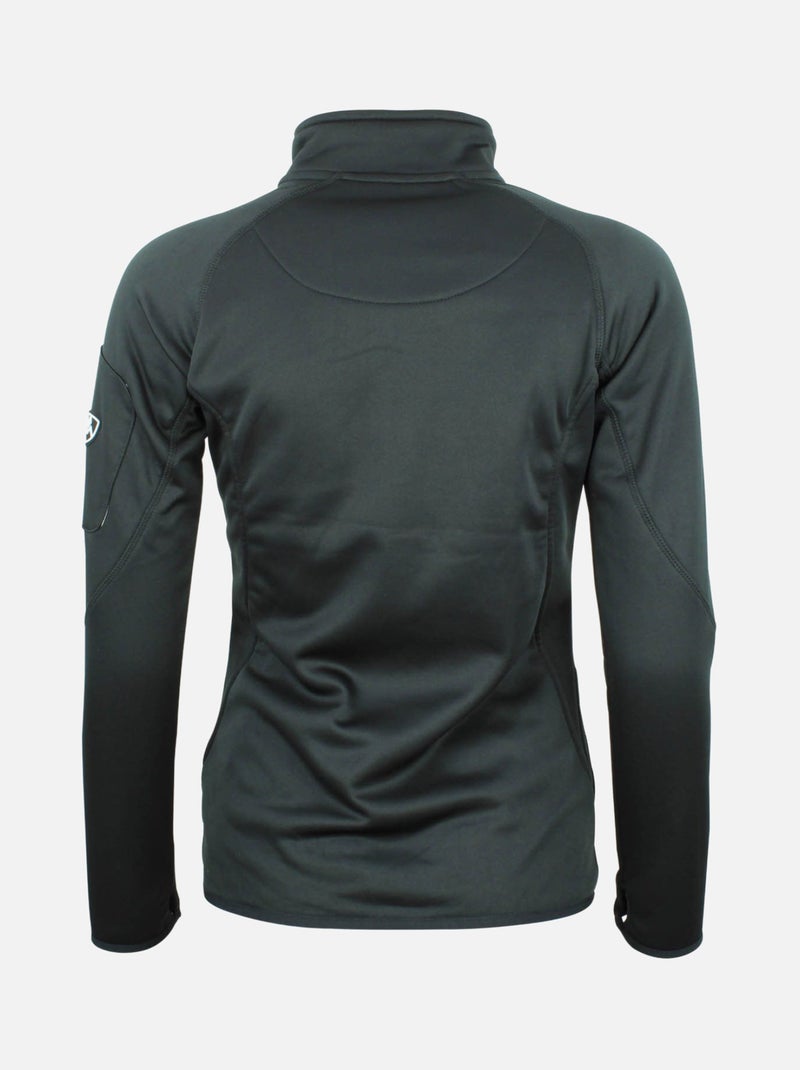 Blouson polarshell   AMARO - PEAK MOUNTAIN Noir Noir - Kiabi
