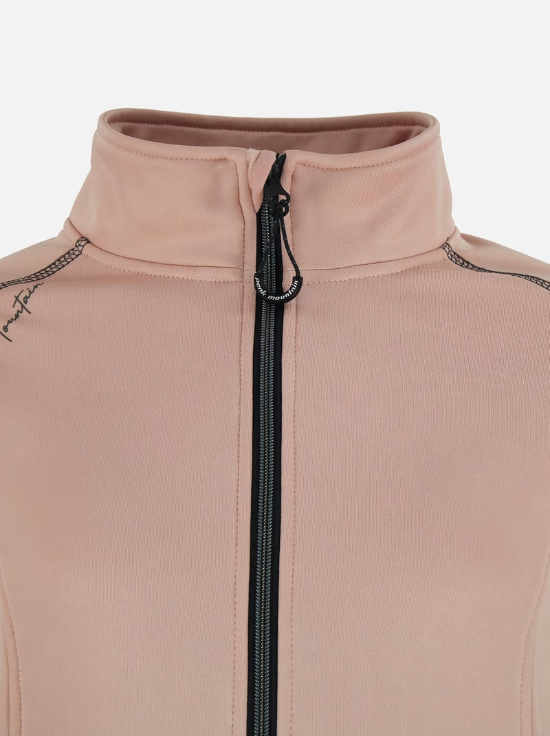 Blouson polarshell   AMARO - PEAK MOUNTAIN Rose - Kiabi
