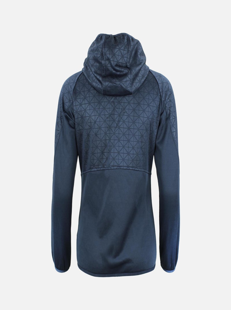 Blouson polarshell   AMON - PEAK MOUNTAIN Bleu marine - Kiabi