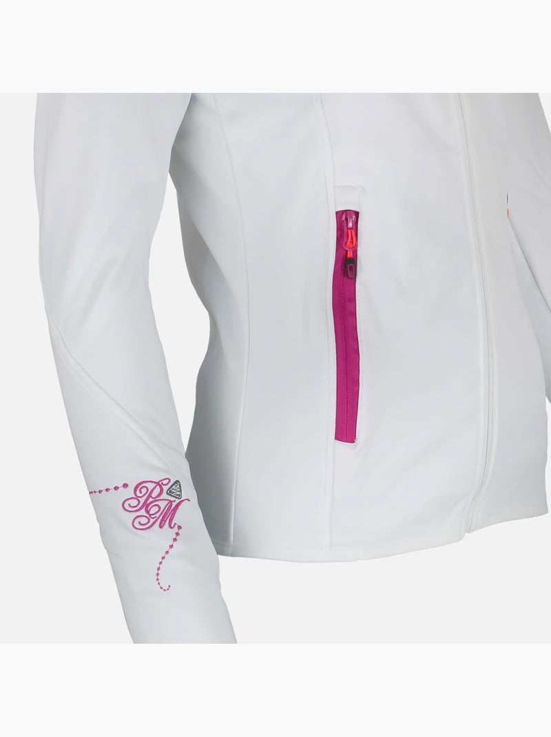 Blouson polarshell   AYNUR - PEAK MOUNTAIN Blanc - Kiabi
