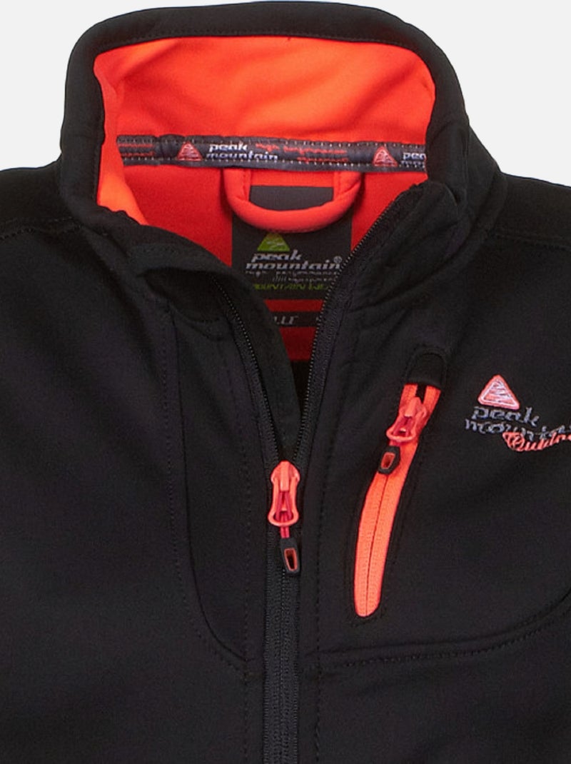 Blouson polarshell   AYNUR - PEAK MOUNTAIN Noir - Kiabi