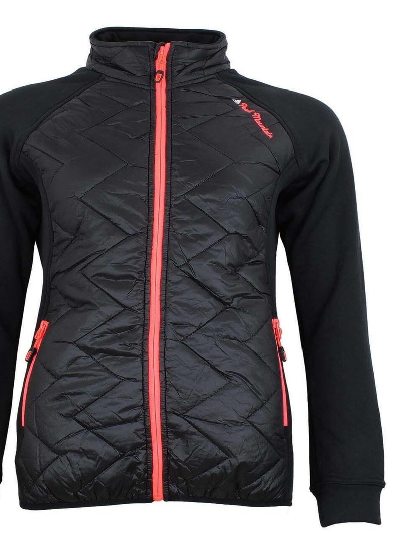 Blouson polarshell bimatière femme ACER Noir Noir - Kiabi