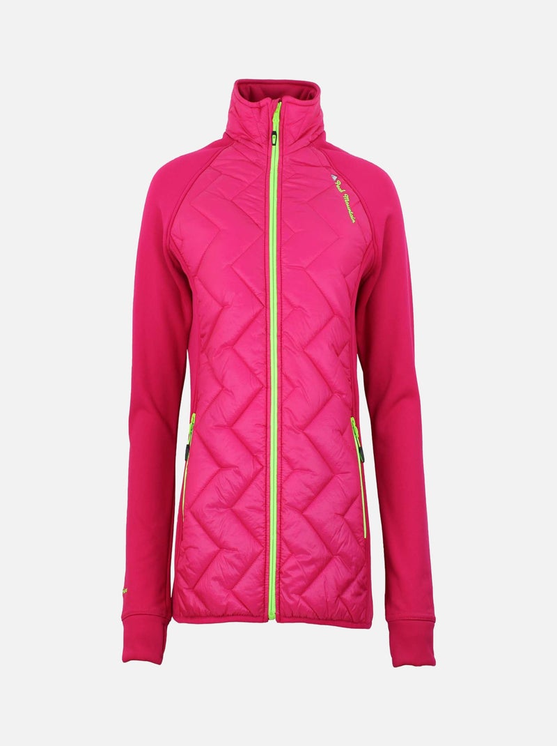 Blouson polarshell bimatière femme ACER Rose fushia - Kiabi