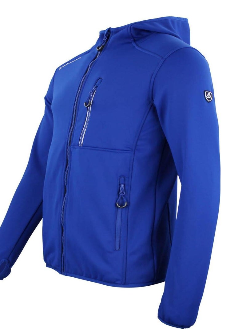 Blouson polarshell   CAMPO - PEAK MOUNTAIN Bleu - Kiabi
