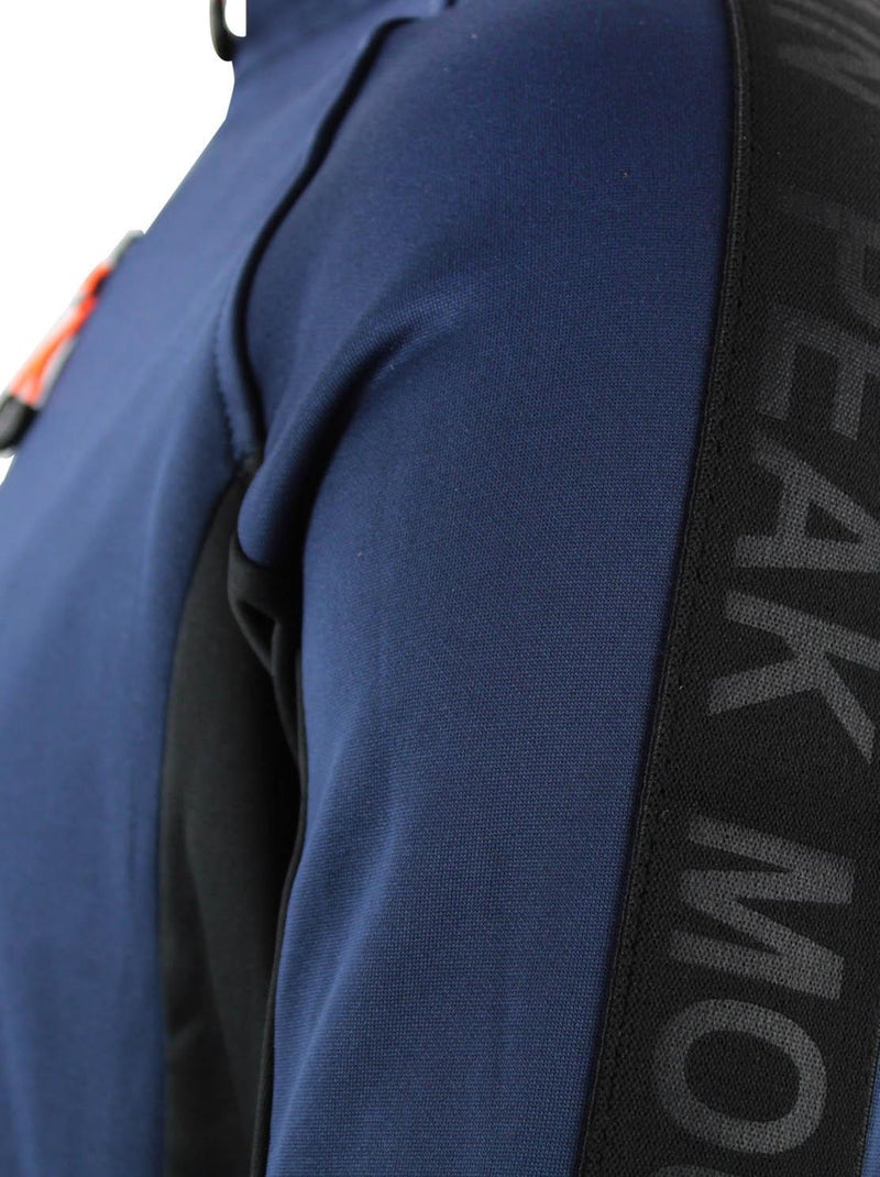 Blouson polarshell   CEMON - PEAK MOUNTAIN Bleu marine - Kiabi