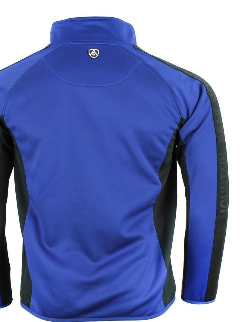Blouson polarshell   CEMON - PEAK MOUNTAIN Bleu Noir - Kiabi