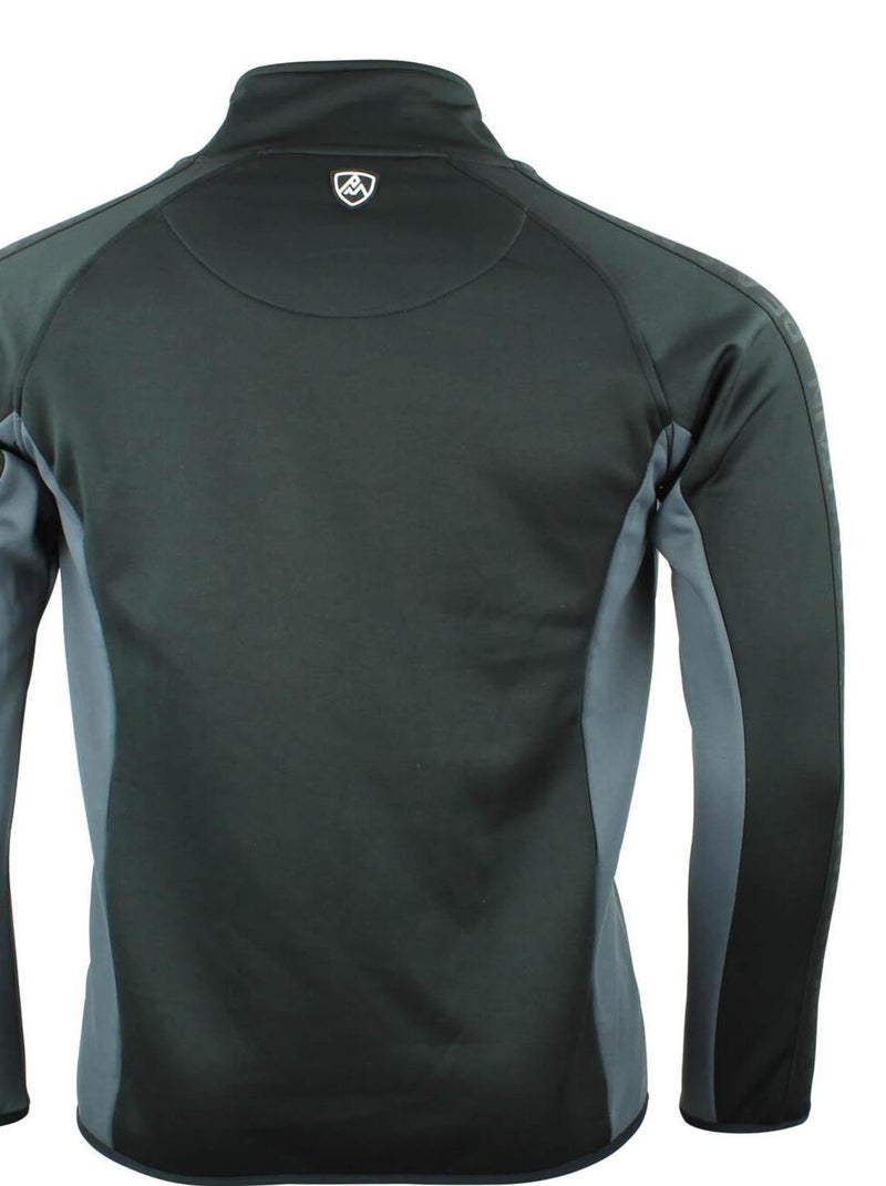 Blouson polarshell   CEMON - PEAK MOUNTAIN Noir Gris - Kiabi