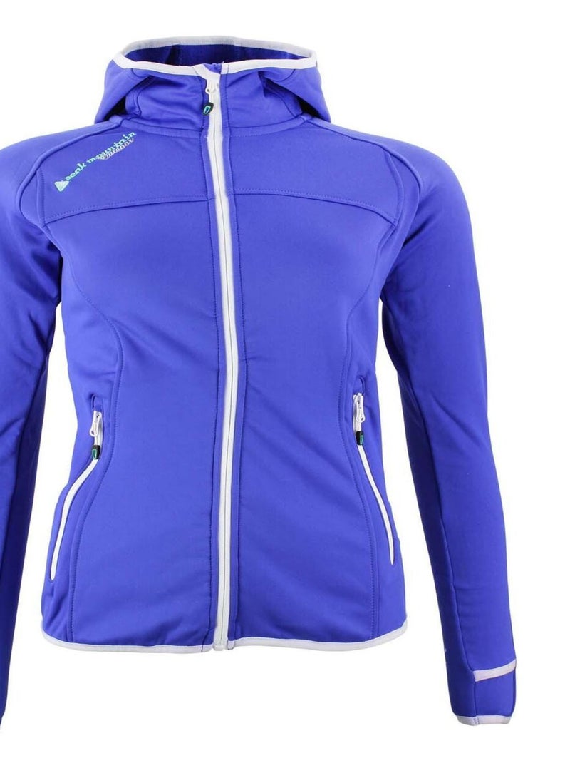 Blouson polarshell femme ACAMPUS Bleu - Kiabi