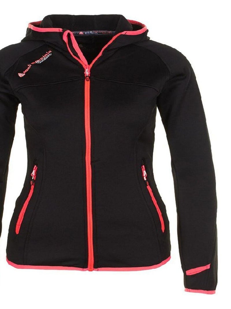 Blouson polarshell femme ACAMPUS Noir Noir - Kiabi