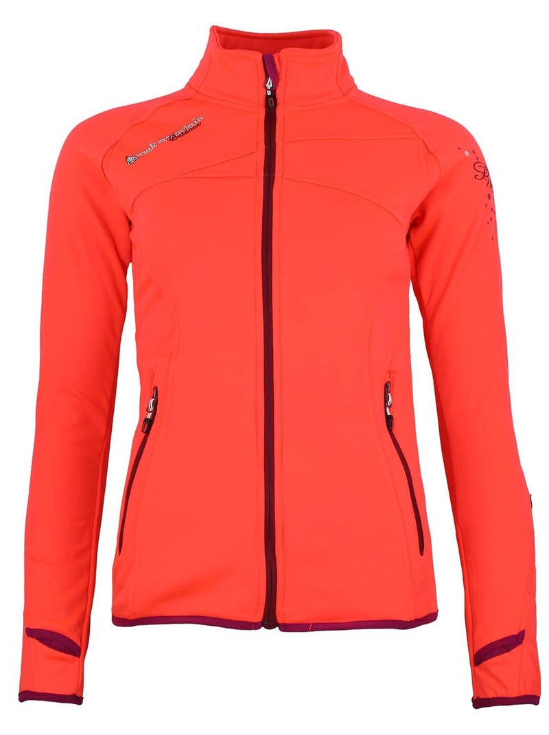 Blouson polarshell femme ACLIMATE Orange - Kiabi