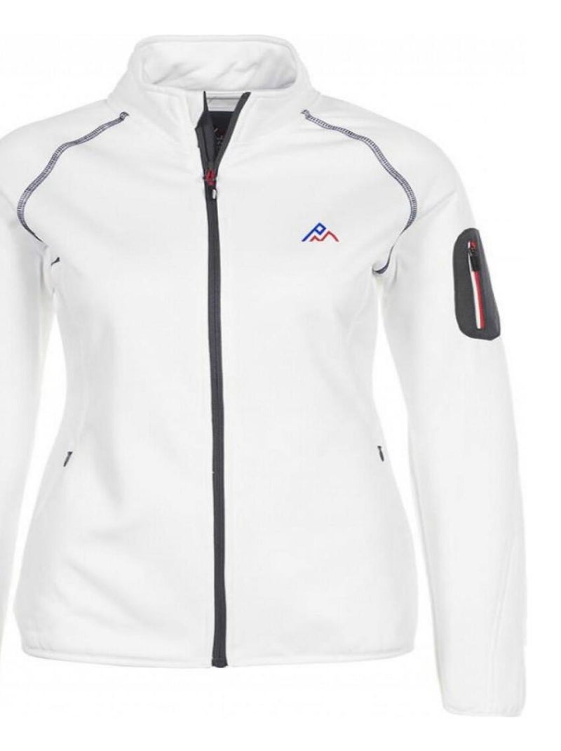 Blouson polarshell femme AMANI Blanc - Kiabi