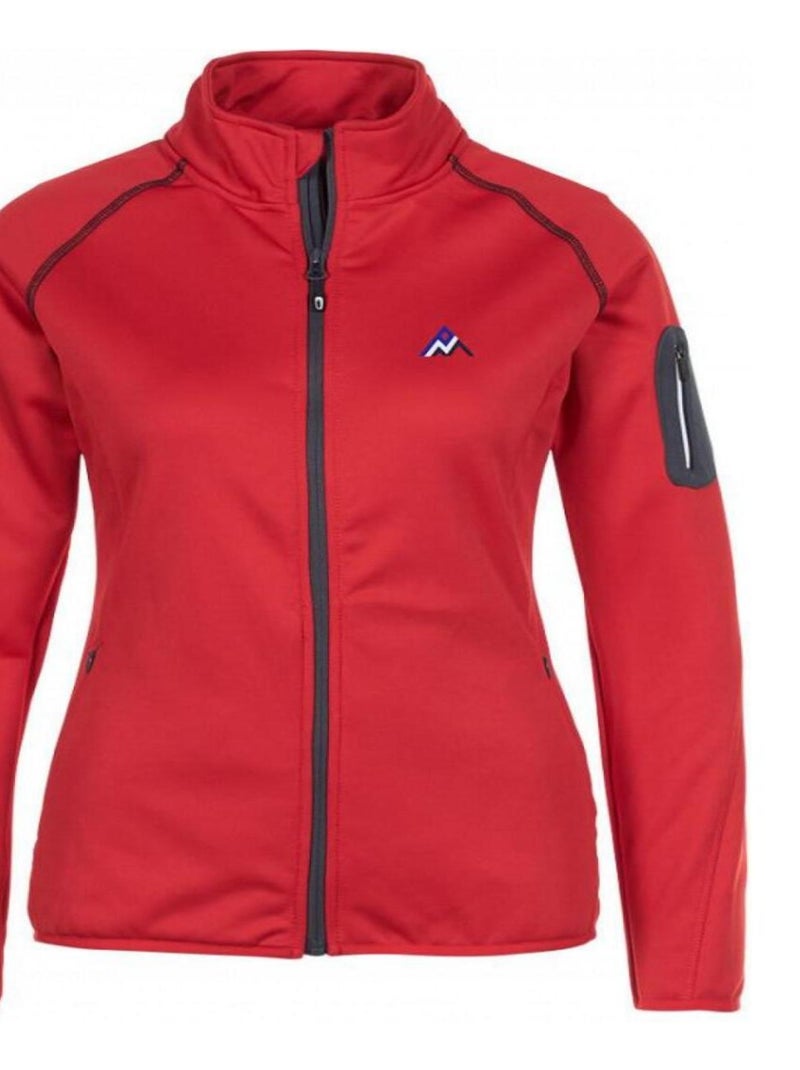 Blouson polarshell femme AMANI Rouge - Kiabi