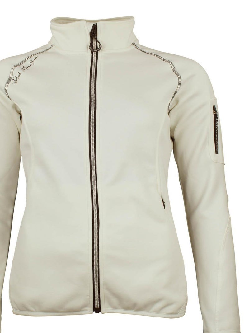 Blouson polarshell femme AMARO Ecru - Kiabi