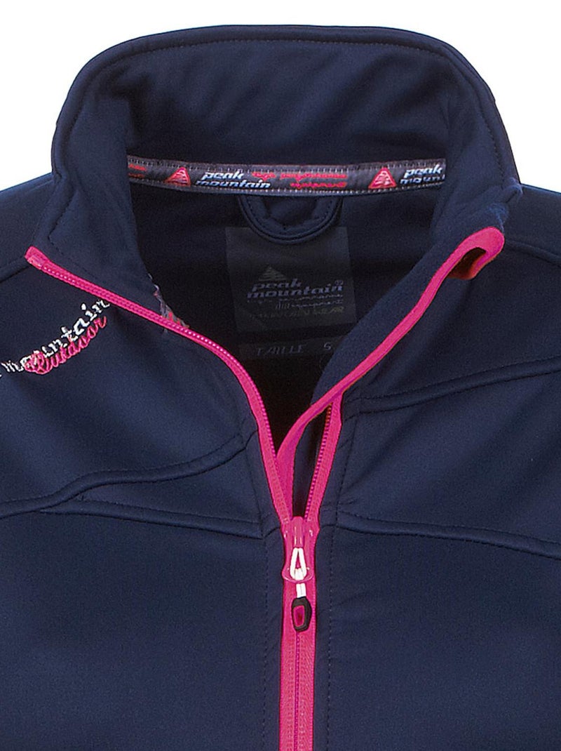 Blouson polarshell fille FACLIMATE - PEAK MOUNTAIN Bleu marine - Kiabi