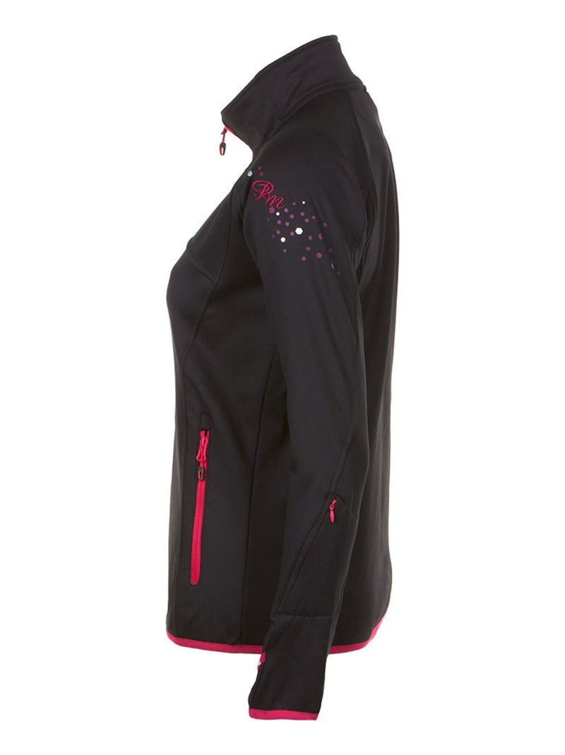Blouson polarshell fille FACLIMATE - PEAK MOUNTAIN Noir Noir - Kiabi