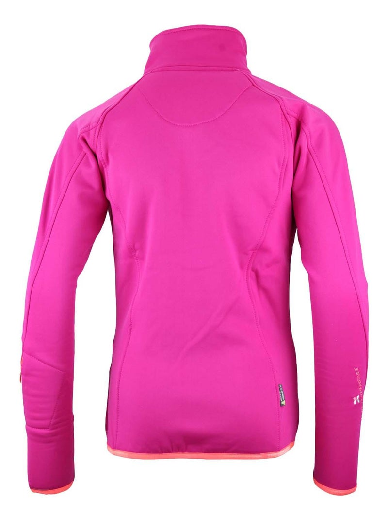Blouson polarshell fille FACLIMATE - PEAK MOUNTAIN Rose fushia - Kiabi