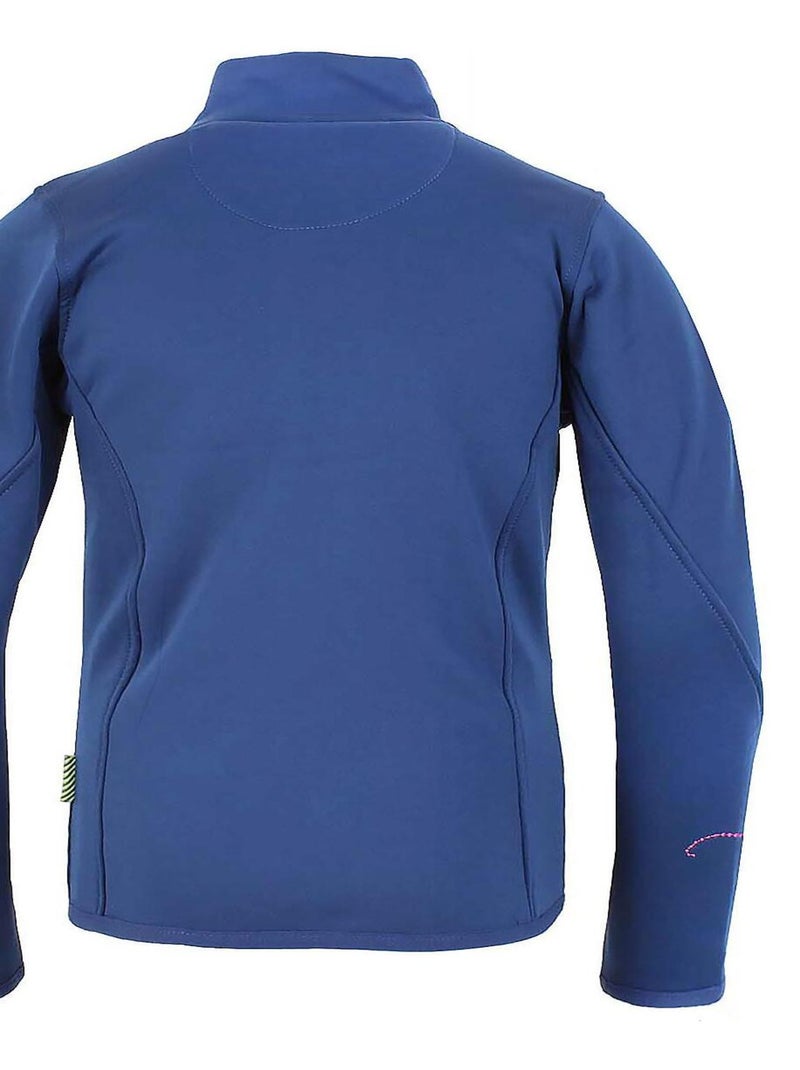 Blouson polarshell fille FAYNUR - PEAK MOUNTAIN Bleu marine - Kiabi