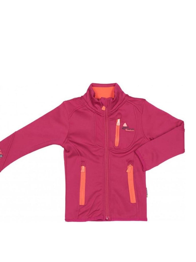 Blouson polarshell fille FAYNUR - PEAK MOUNTAIN Rose fushia - Kiabi