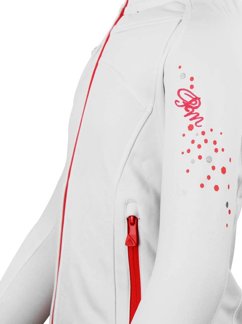 Blouson polarshell fille GACLIMATE - PEAK MOUNTAIN Blanc - Kiabi