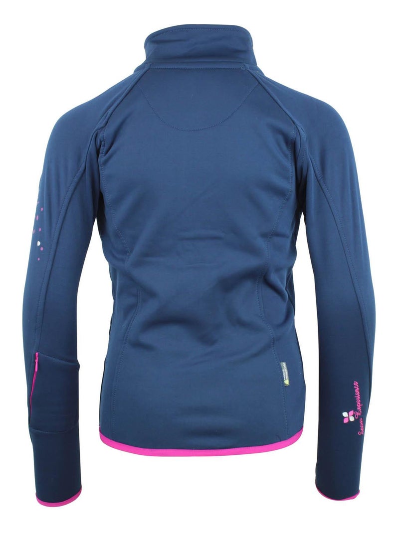 Blouson polarshell fille GACLIMATE - PEAK MOUNTAIN Bleu marine - Kiabi