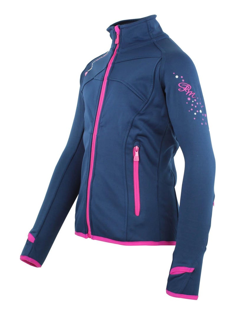 Blouson polarshell fille GACLIMATE - PEAK MOUNTAIN Bleu marine - Kiabi