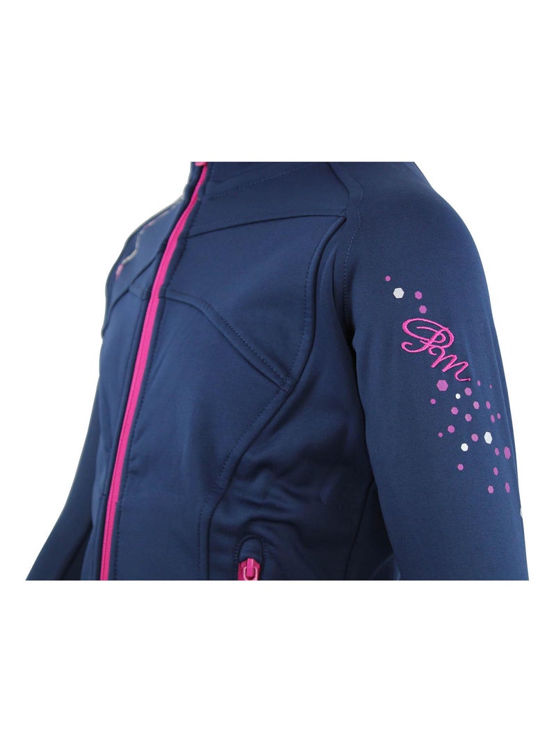 Blouson polarshell fille GACLIMATE - PEAK MOUNTAIN Bleu marine - Kiabi