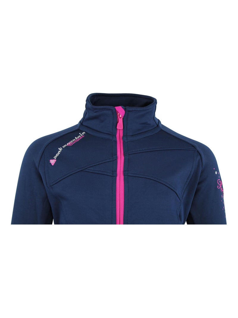 Blouson polarshell fille GACLIMATE - PEAK MOUNTAIN Bleu marine - Kiabi