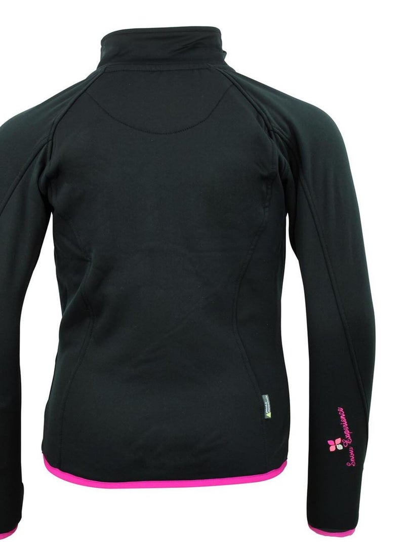 Blouson polarshell fille GACLIMATE - PEAK MOUNTAIN Noir Noir - Kiabi
