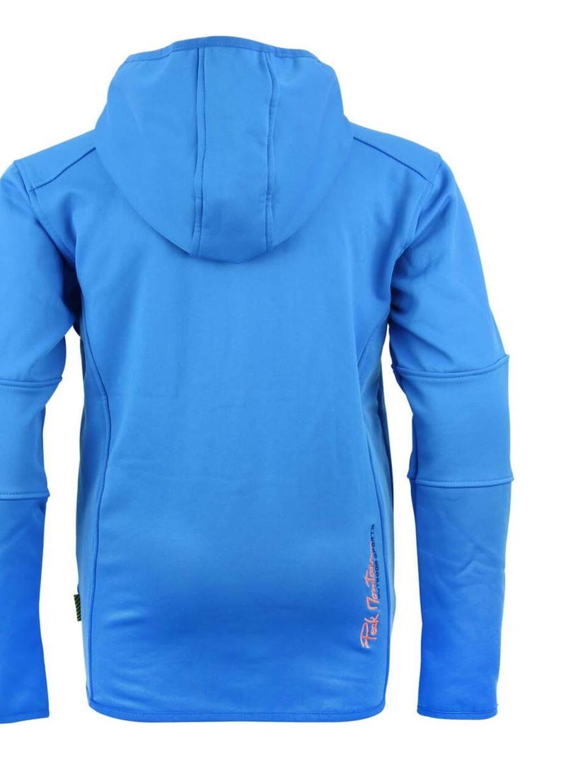 Blouson polarshell garçon ECAMPUS - PEAK MOUNTAIN Bleu - Kiabi