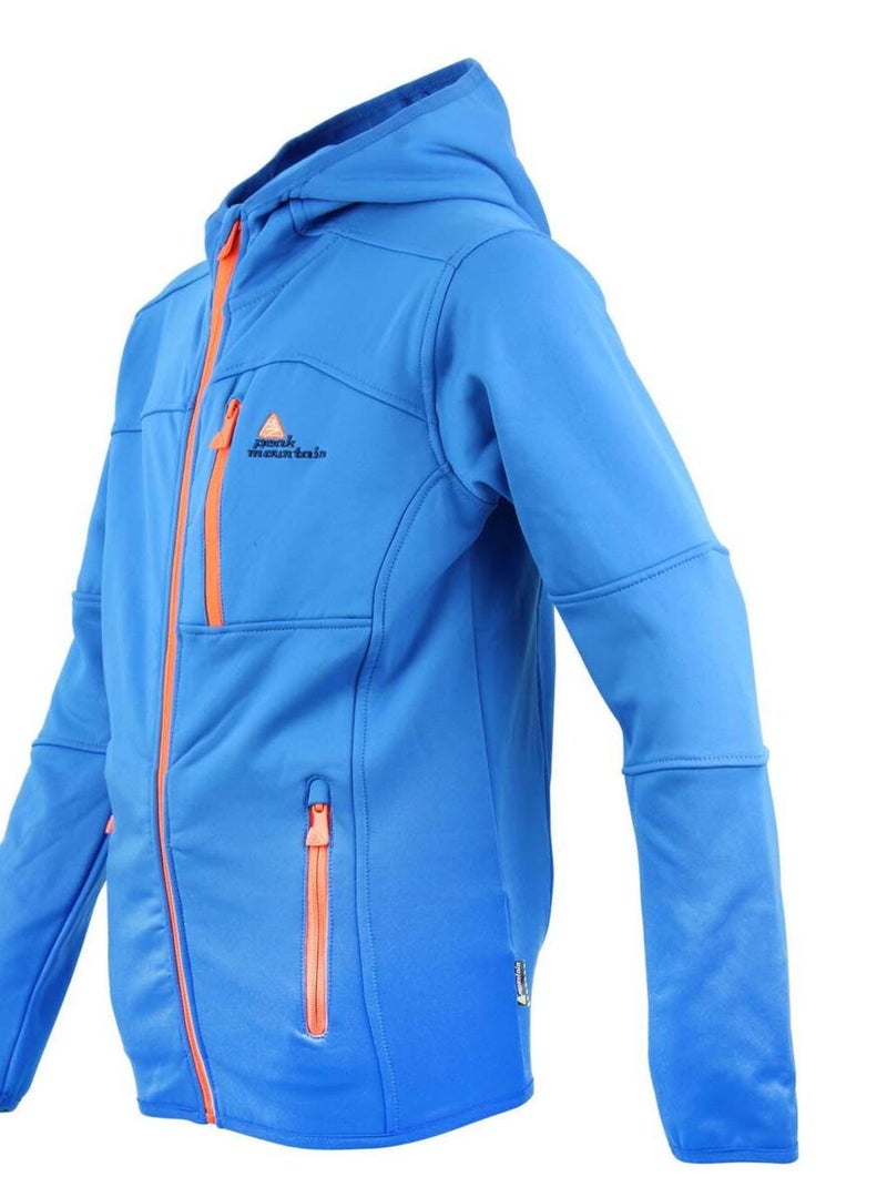 Blouson polarshell garçon ECAMPUS - PEAK MOUNTAIN Bleu - Kiabi