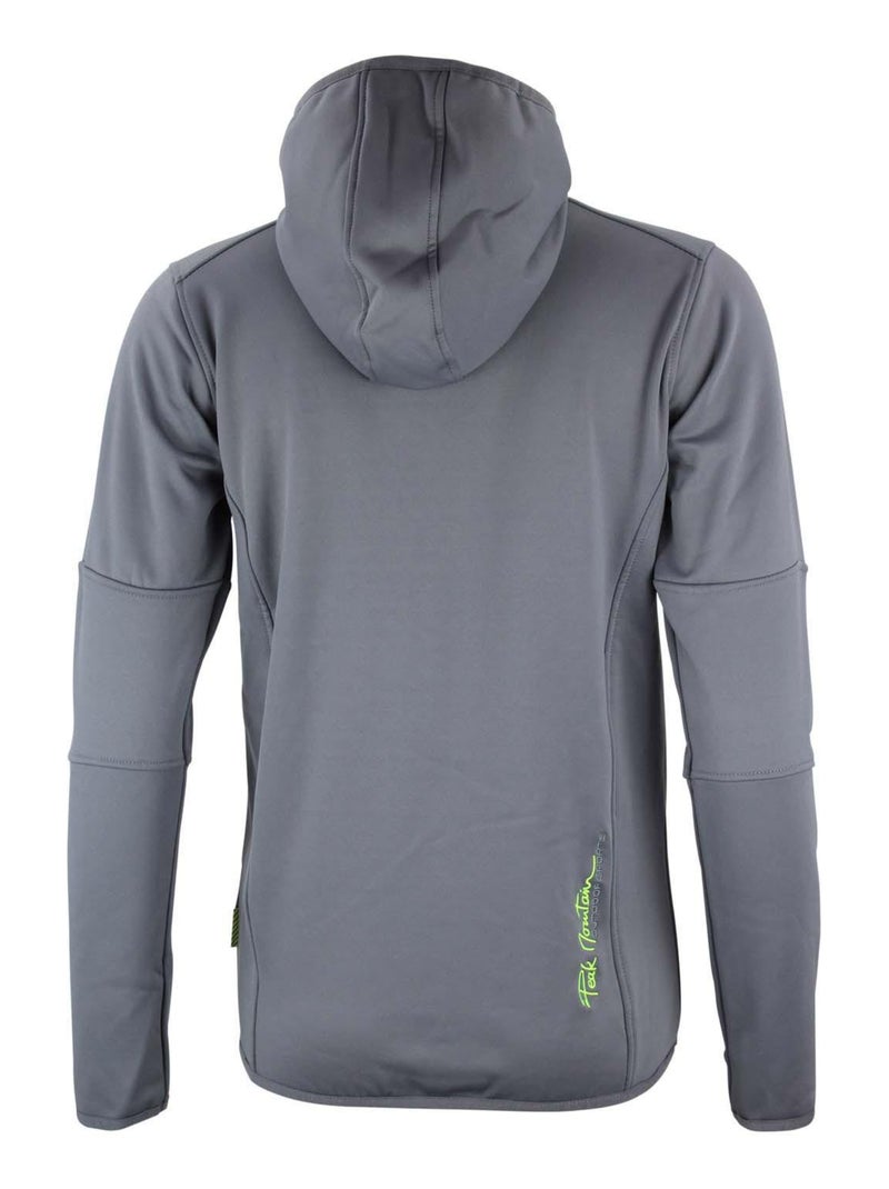Blouson polarshell garçon ECAMPUS - PEAK MOUNTAIN Gris - Kiabi