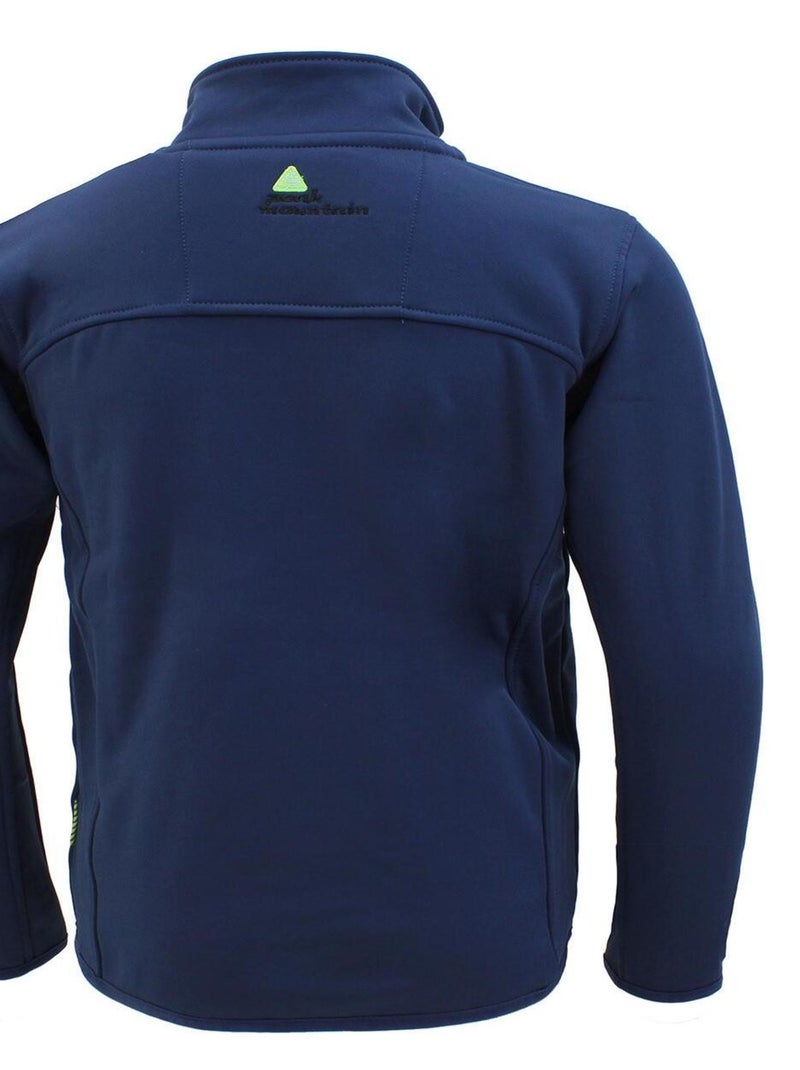 Blouson polarshell garçon ECANTON - PEAK MOUNTAIN Bleu marine - Kiabi