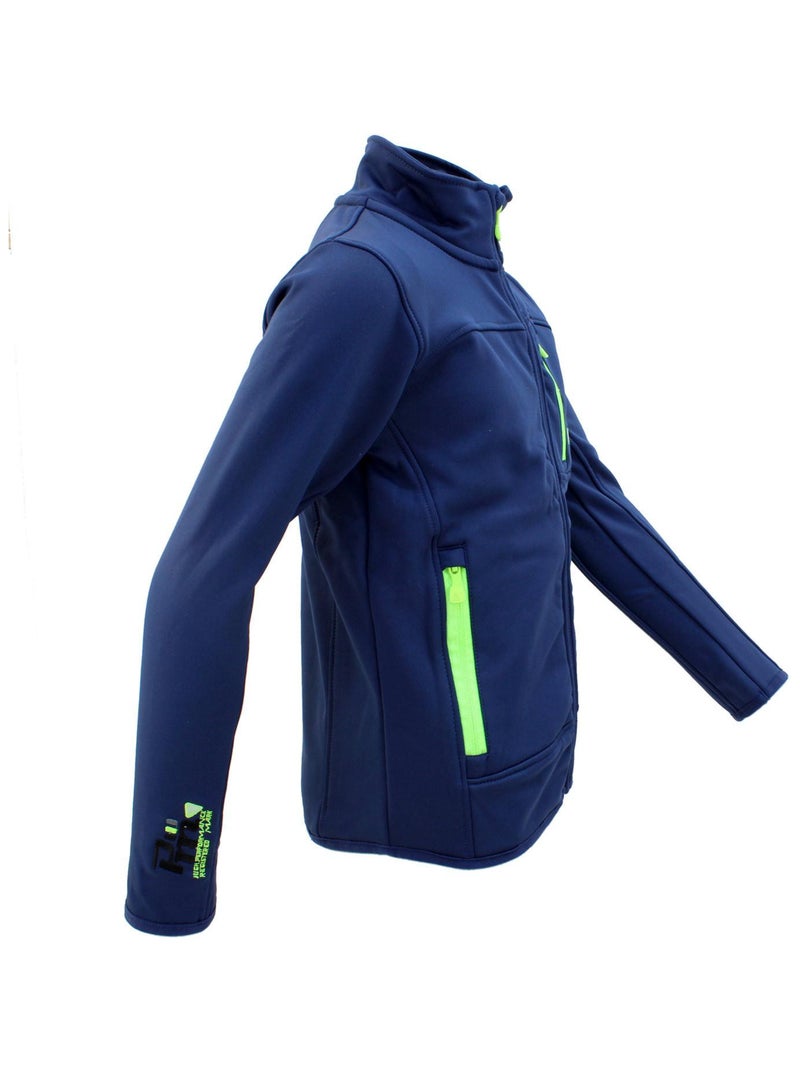 Blouson polarshell garçon ECANTON - PEAK MOUNTAIN Bleu marine - Kiabi