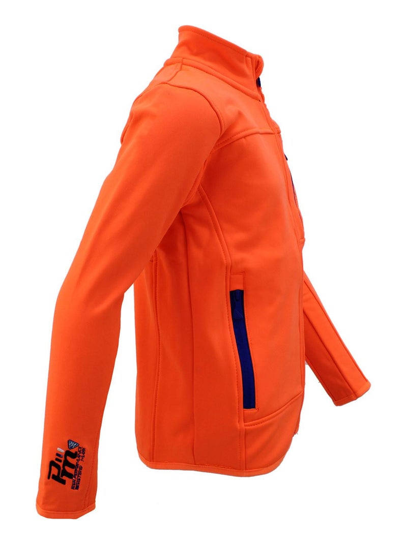 Blouson polarshell garçon ECANTON - PEAK MOUNTAIN Orange - Kiabi