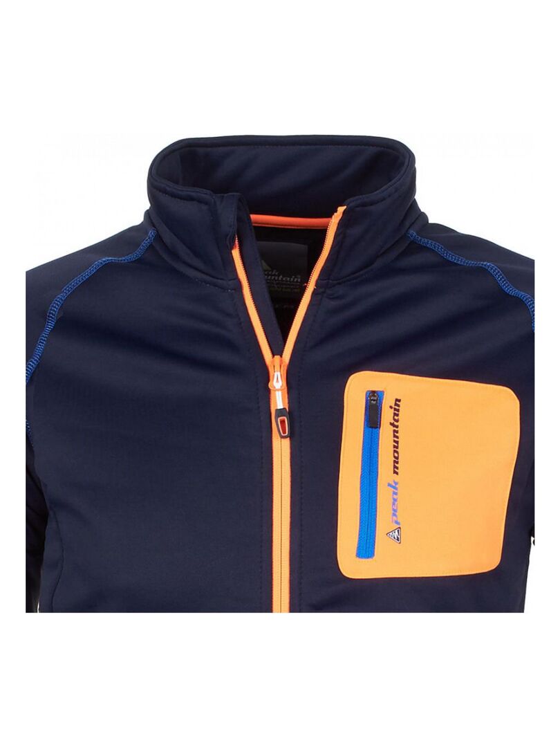 Sweat à capuche CAURON - PEAK MOUNTAIN - Bleu marine - Homme - 56.90