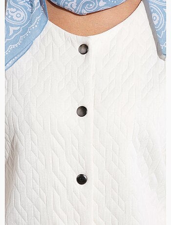 Blouson pressionné effet matelassé - Afibel