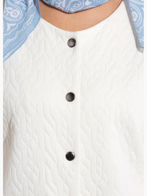Blouson pressionné effet matelassé - Afibel - Kiabi