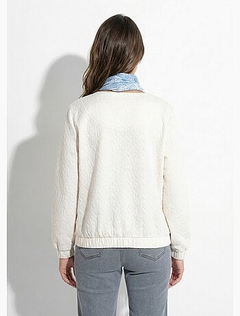 Blouson pressionné effet matelassé