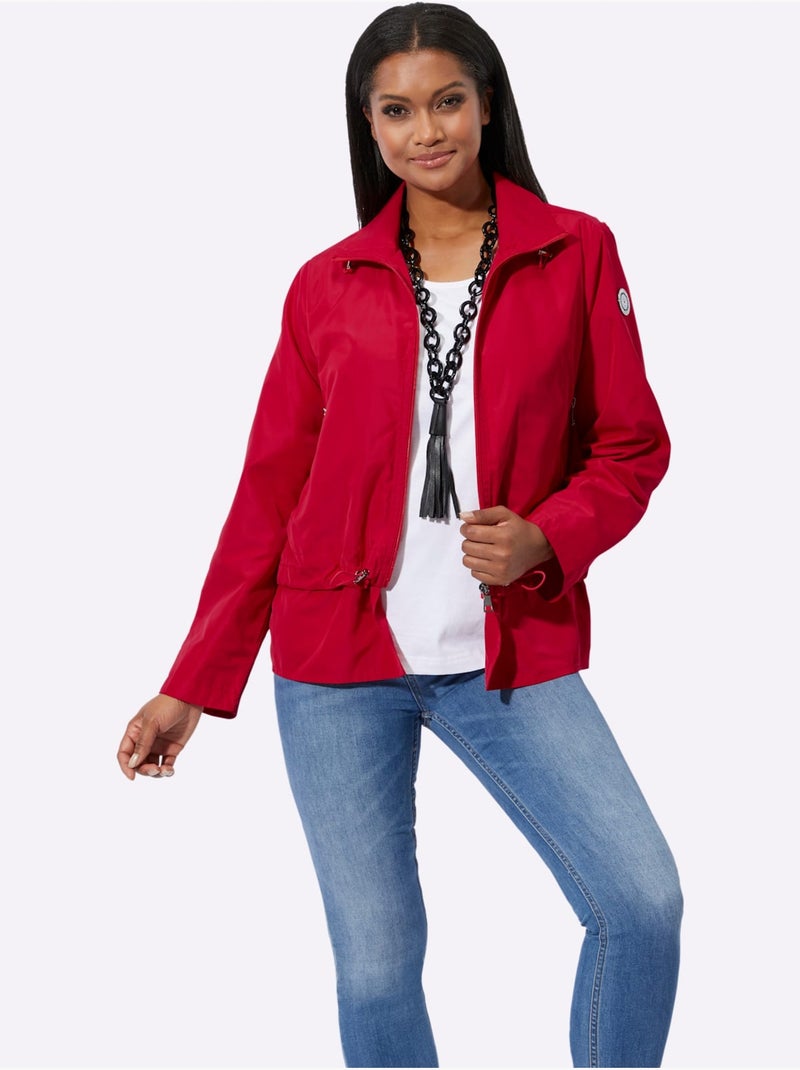 Blouson Qualité Légèrement Brillante - Taille Standard - Witt Rouge - Kiabi