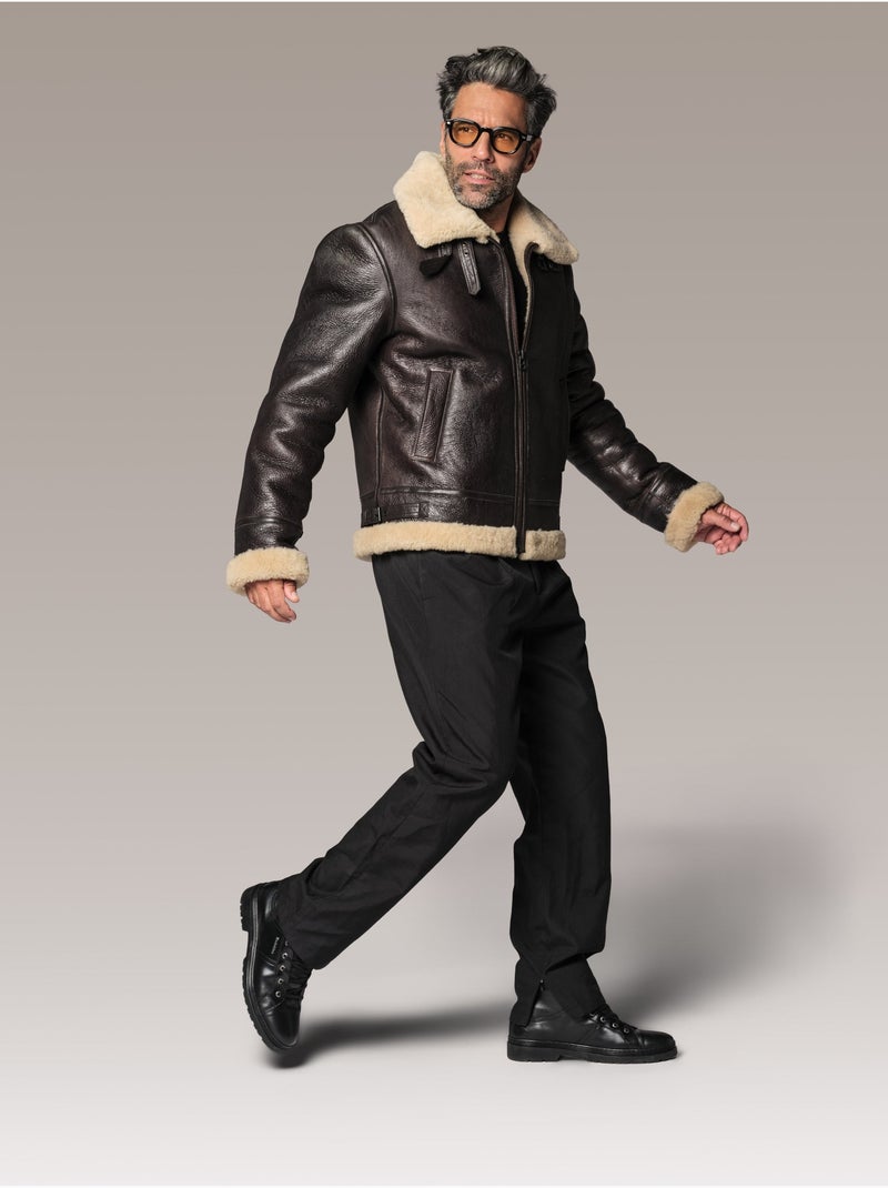 Blouson reagan queestown  redskins Marron - Kiabi